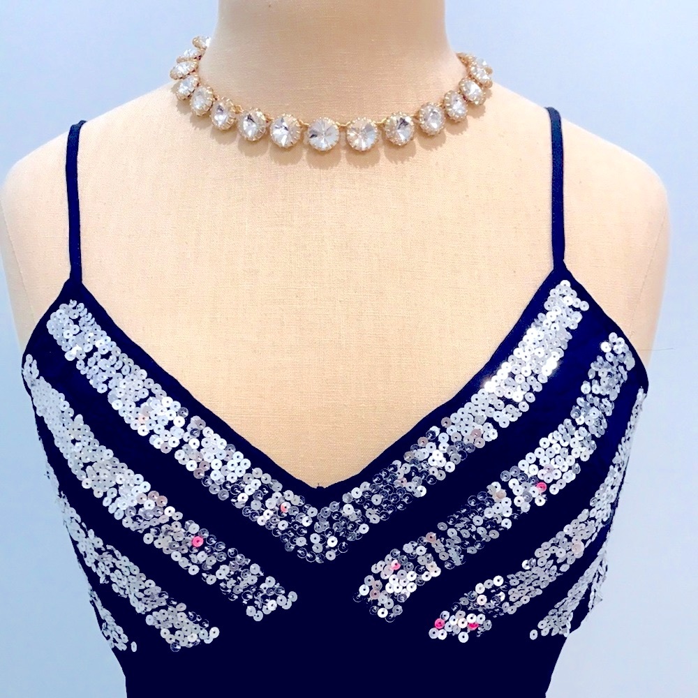 💯✅AUTHENTIC AQUA BLOOMIES 100% SILK SEQUINED CAMI - Picture 2 of 6